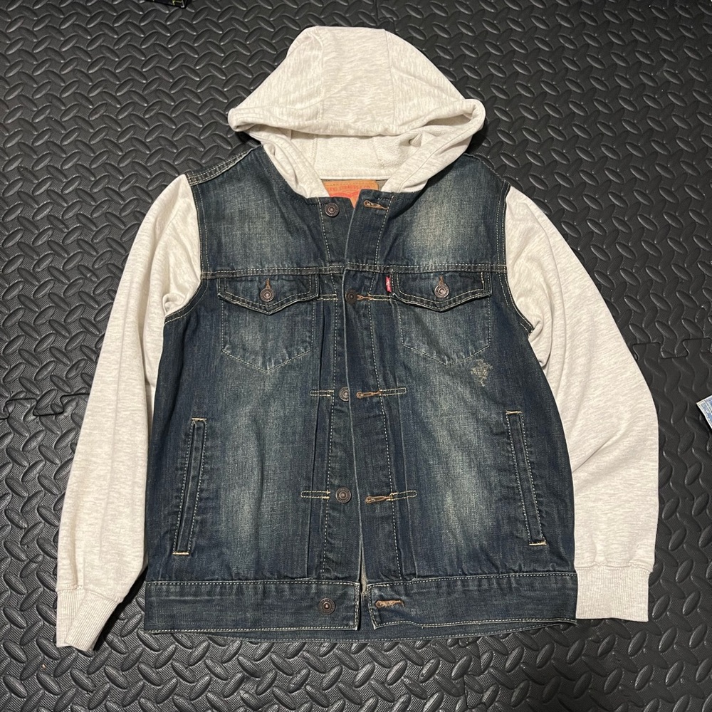 Levi Denim Hoodie Jacket